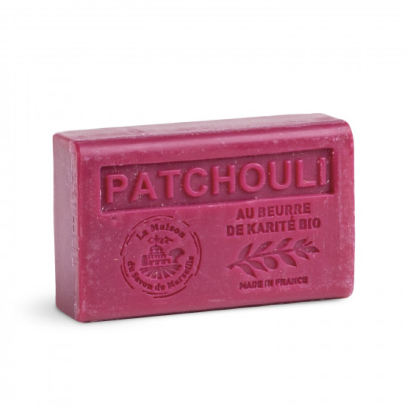 Savon de Marseille - Patchouli met biologische sheaboter 